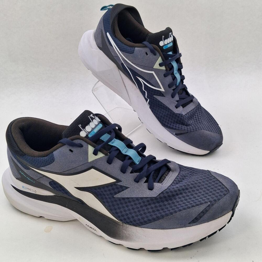 Diadora Mythos Vigore 3 Shoes Mens Size 14 Blue Running Road 101.180680/C1512